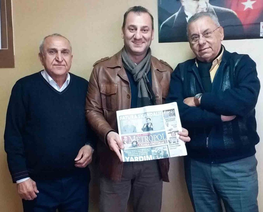 Metropol Gazetesi'ni ziyaret ettik.