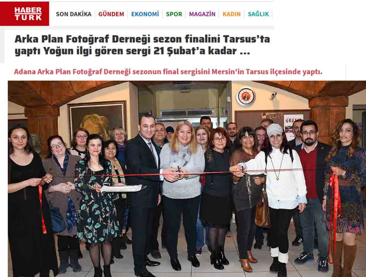 4. Arka Plan Fotoğraf At&ouml;lyelerimizin Tarsus'ta a&ccedil;mış olduğu sezon finali sergisinin yerel ve ulusal basına yansımaları.